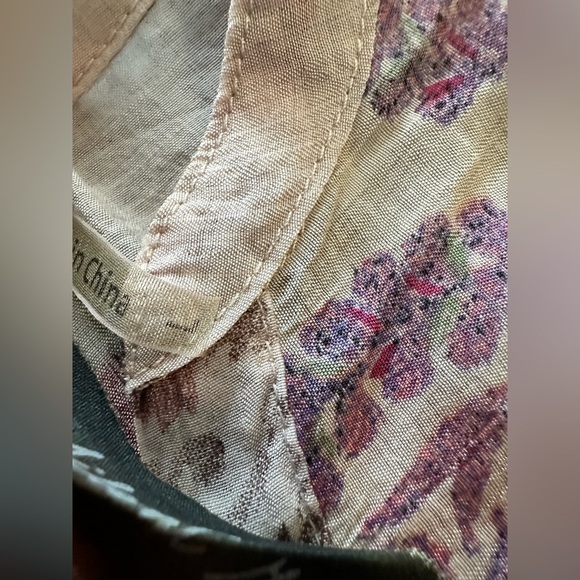 Aratta Silent Journey cream sheer blouse size L - Picture 4 of 7